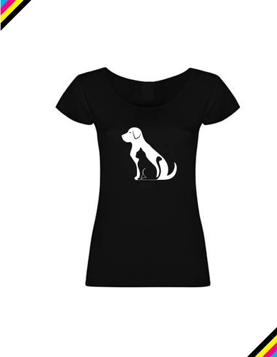 Polera Gato Gatito Perro Perrito Amor Mascotas Moda Mujer