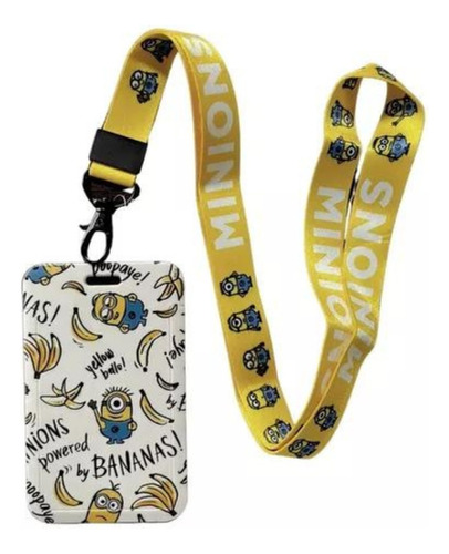 Portacredencial + Lanyard Bananas Minions