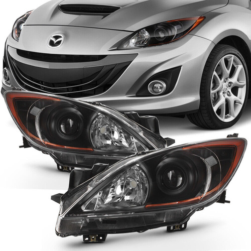 Par Faros Negro Interior Mazda 3 Mazdaspeed 2010 2.3l