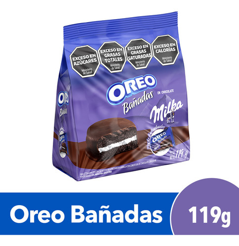 Galletitas Dulces Bañadas En Chocolate Oreo Medianas