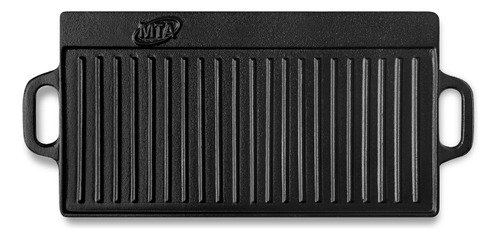 Chapa Grill De Ferro Fundido Reversível 8320 51 Cm Preto Mta