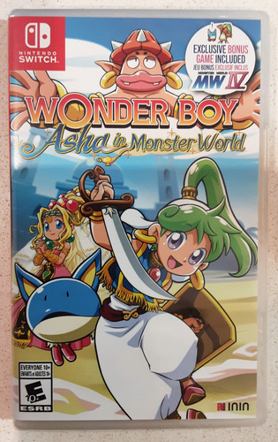 Wonder Boy Asha In Monster World - Nintendo Switch - Sellado