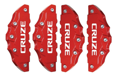 Capa Pinça Freio Tuning 4 Peças Compatível Cruze + Cola