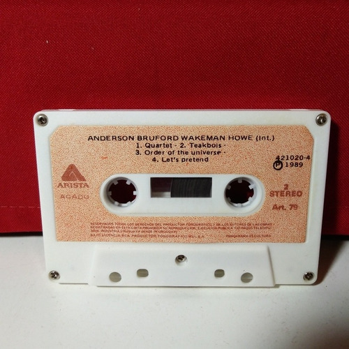 Imagen 3 de 5 de Anderson Bruford Wakeman Howe Yes King Crimson Floyd Elp Lea