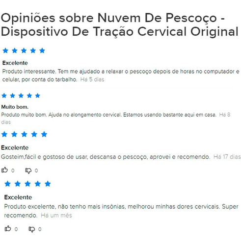Imagem 7 de 7 de Nuvem De Pescoço - Dispositivo De Tração Cervical Original