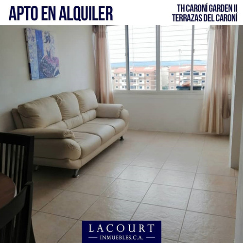 Imagen 3 de 7 de Acogedor Apartamento En Alquiler En Residencias Caroní Gardens Ii Terrazs De Caroni # Ab