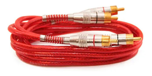 Kit Tech One Automotivo Com 03 Cabos 1m + 1 Cabo Rca 5m