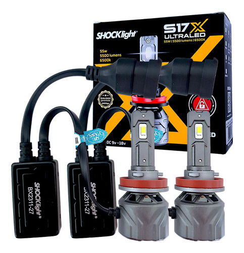 Kit Lampada Ultra Led S17x Toyota Sw4 2016 A 2020 Milha