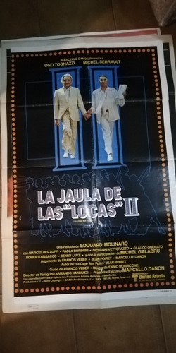 Afiche Original Película La Jaula De Las Locas 1981