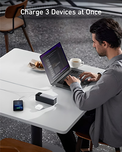 Anker Power Bank 24,000mah 3 Puertos 140w Pantalla Digital