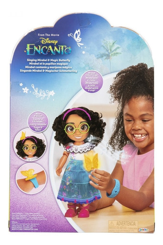 Disney Encanto Muñeca Mirabel Canta Y Habla Mariposa Grande