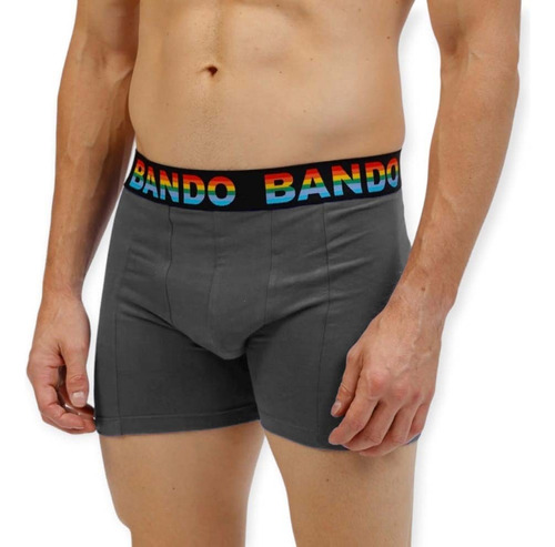 Boxer Liso Con Elastico Multicolor Caleb | Bando [940 1]