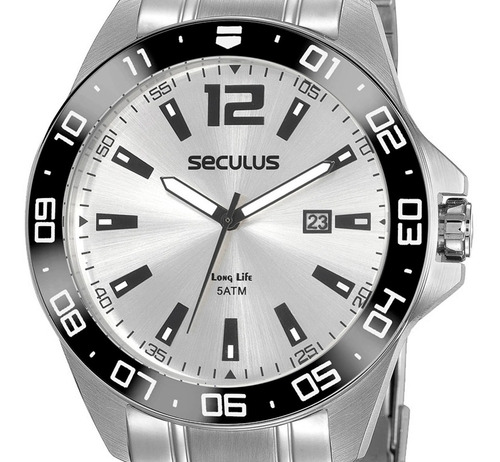 Relógio Masculino Seculus Long Life 20809g0svna1
