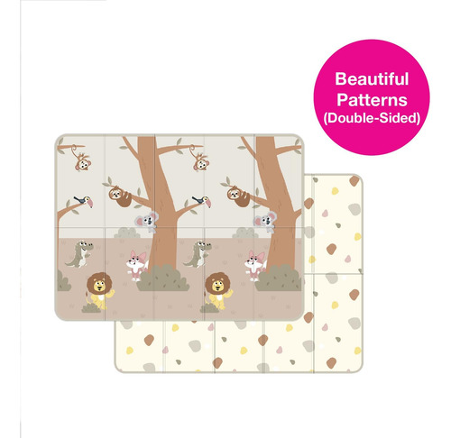 Edushape Baby Crawl & Play Mat Jungle Fun - Mats De Juego De