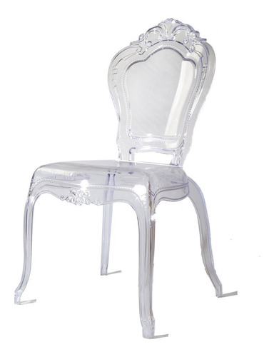 Silla Bella Transparente - Luis Xv - Princesa - Eames