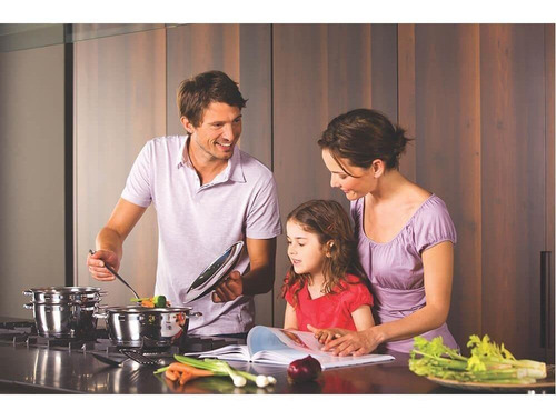 Caçarola Rasa Aço Inox Com Fundo Triplo 22cm Allegra Tramont