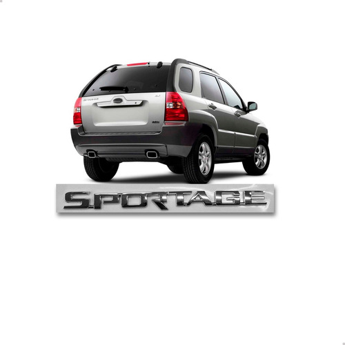 Letreiro Sportage 2006 A 2016 Cromado