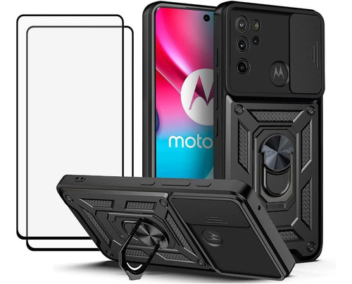 Para Motorola Moto G71 5g Funda Con Lente Deslizante Cámara