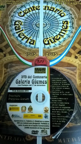 Dvd+carpeta Lacrada Conmemorativa Centenario Galería Güemes
