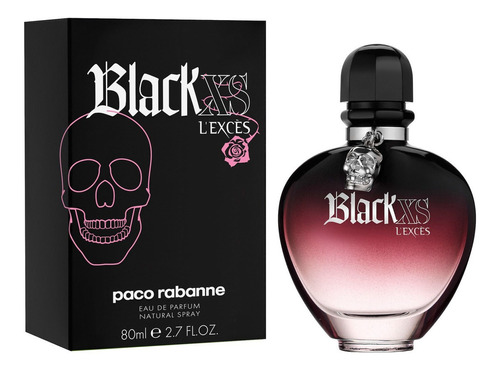 Paco Rabanne Black XS For Her L'Excès EDP 80ml para feminino