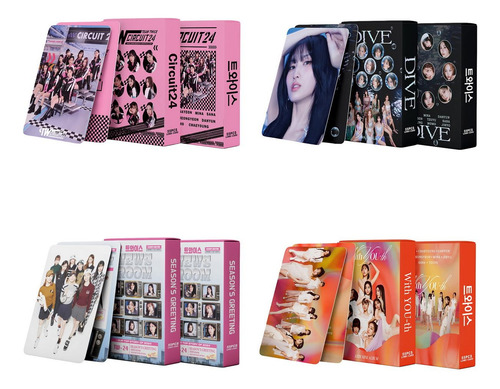 4pcak/220pcs Twice Photocards Lomo Cards Set Kpop Twice