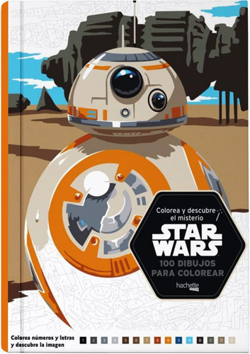 Imagen 1 de 4 de Colorea Y Descubre El Misterio Star Wars- Nuevo Y Original