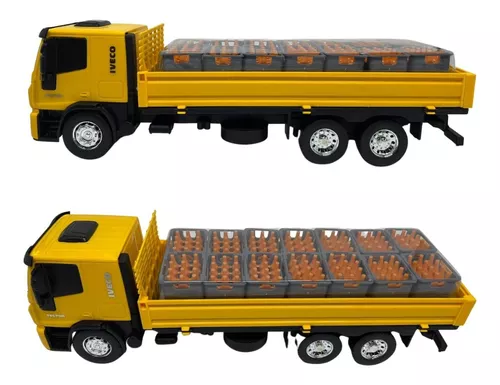 Caminhão Iveco Tector Dropside - Brinquedo réplica miniaturizada