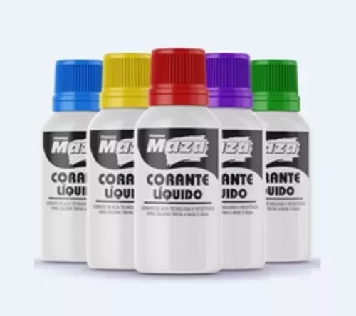 CORANTE LÍQQUIDO XADREZ 50ML - VÁRIAS CORES