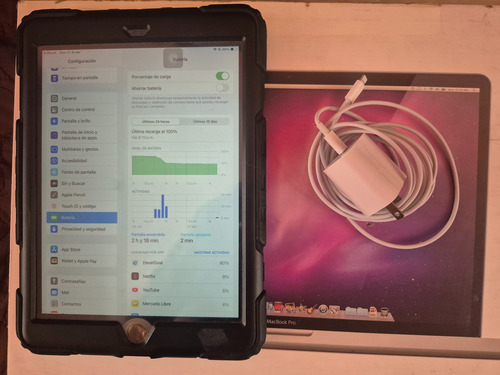 Ipad 6 De 128 Gb + Chip Gris Claro (Usado)