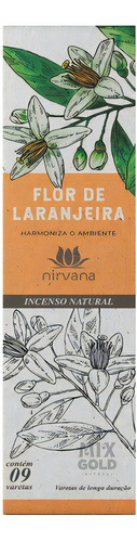 Incenso Nirvana Natural De Longa Duração Com 9 Vr Atacado Fragrância Flor De Laranjeira