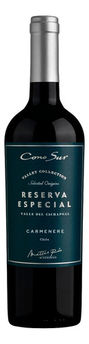 Vino Cono Sur Reserva Carmenere X 750