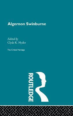 Libro Algernon Swinburne - Clyde Kenneth Hyder