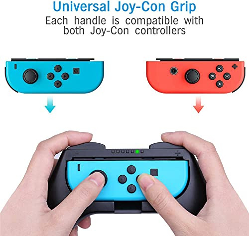 Grip Pack Para Nintendo Switch Oled Y Joycon - Resistente