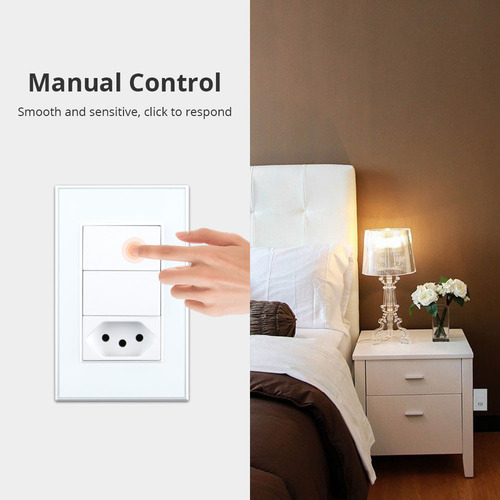 , Soquete Zemismart Tuya Wifi Brasil Com Interruptor De Luz