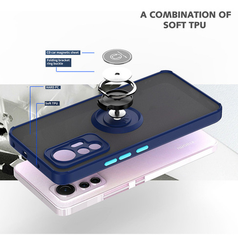 . Funda For Tecno Spark 10 10c Textura Tener Vidrio Membrana