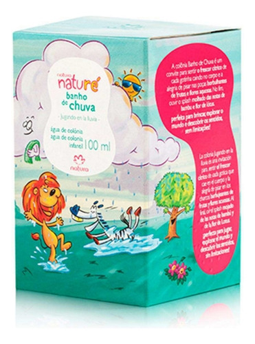 Agua De Colonia Infantil Banho De Chuva - Natura Naturé