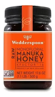 Sales De Mar - Wedderspoon Raw Premium Manuka Honey, Kfactor