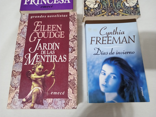 Lote X 4 Novelas Romanticas Eileen Goudge Cynthia Freeman Pi (Usado)