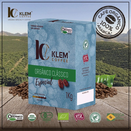 Café Orgânico Especial Clássico - Klem Coffee - 1kg