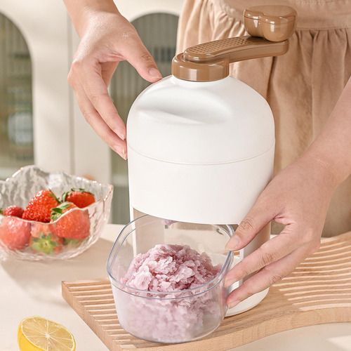 Mini Manivela Manual De Gelo Manual Leve Cozinha Conveniente
