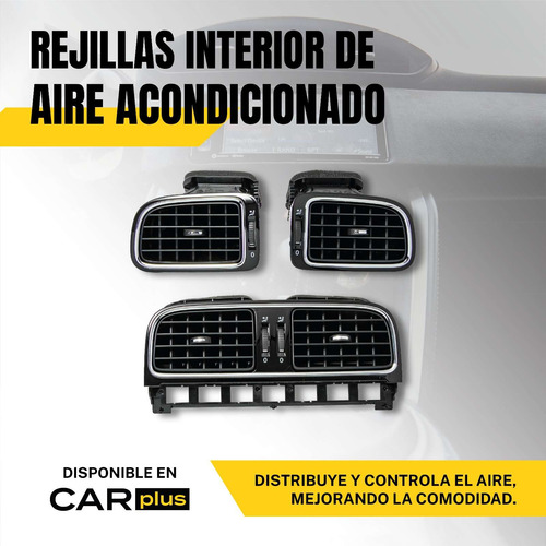 Kit Rejillas Int Para A/c Vw Golf Gti 4 Pzas 2007 2008 Mnj