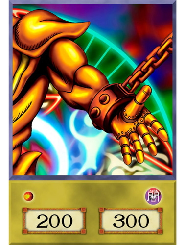 Cuadro Anime Yu Gi Oh 29x19 Mdf Exodia Brazo Izquierdo