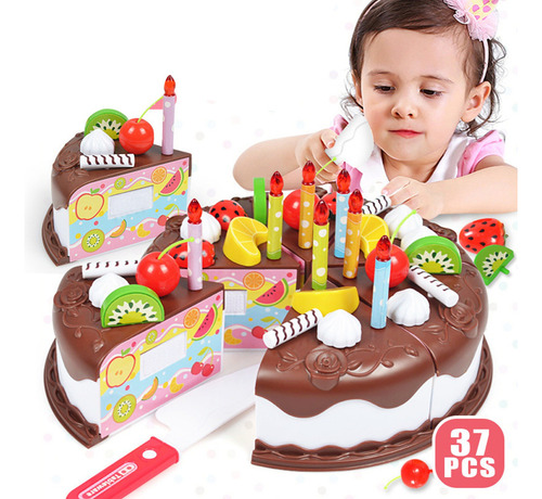 37pcs / Set Cortar Comida / Pastel / Fruta Juego De