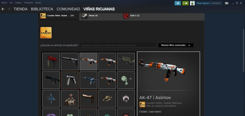 Ak-47 Asiimov Minimal Wear! Leer Descripción!