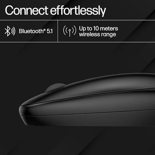 Mouse Hp 240 Bluetooth®, Lock On Com Conectividade Sem Fio B