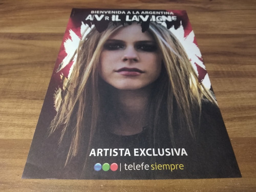 (ph254) Avril Lavigne * Publicidad Telefe