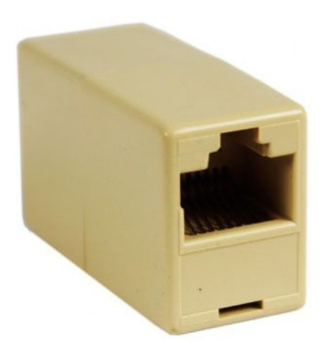 Imagem 2 de 2 de Emenda Rj45 Femea X Femea P/ Cabo De Rede