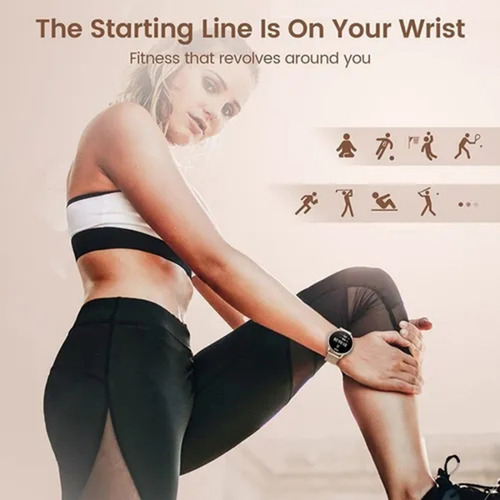 Imagen 7 de 8 de Rastreador De Salud Para Mujer Smartwatch Para Xiaomi Huawei