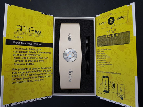 Imagen 5 de 10 de Parlante Portátil Bluetooth Kanji Spika Max