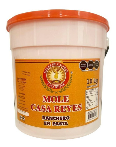 Mole Ranchero Pasta 10 Kilos Casa Reyes